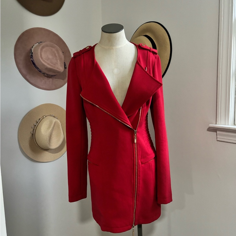 Luii Vibrant Red Coat
